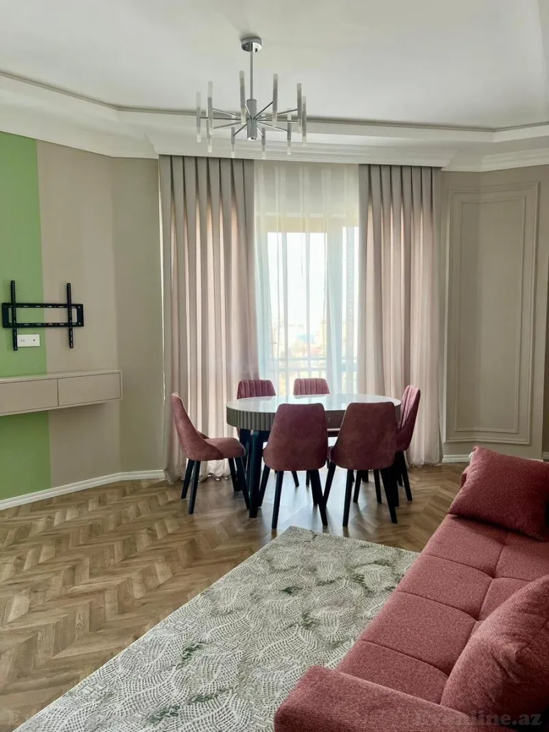Kirayə verilir 3 otaqlı Mənzil Yeni tikili 100 m² Xətai r. - şəkil 2