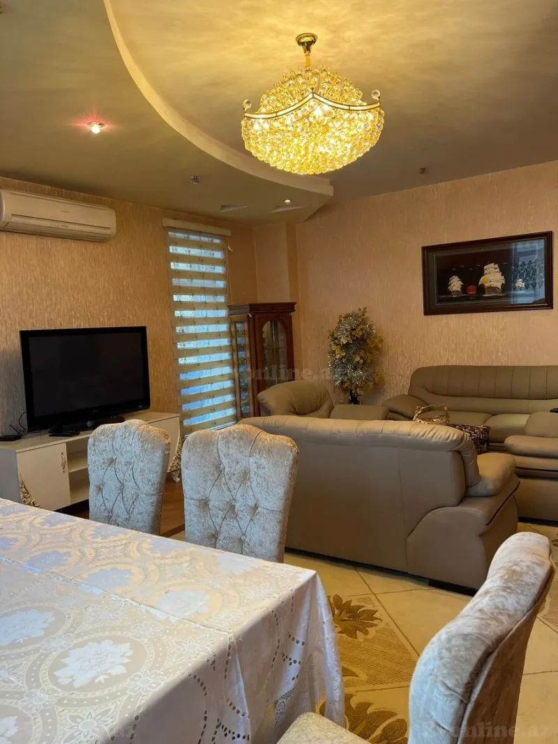 Kirayə verilir 3 otaqlı Mənzil Yeni tikili 135 m² Nizami m. - şəkil 6