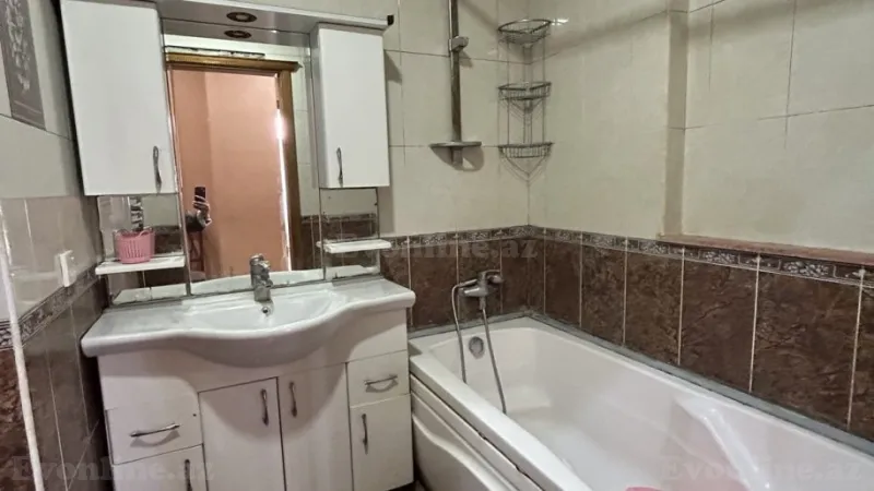 Kirayə verilir 3 otaqlı Mənzil Yeni tikili 135 m² Həzi Aslanov m. - şəkil 15
