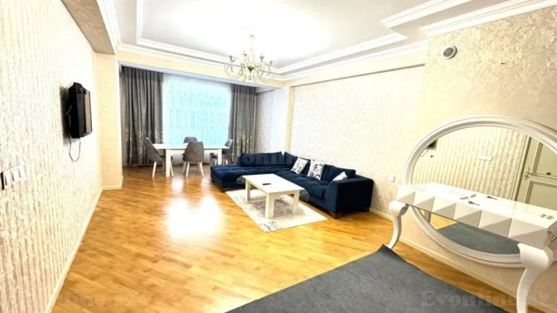 Kirayə verilir 2 otaqlı Mənzil Yeni tikili 105 m² Nəsimi r. - şəkil 3