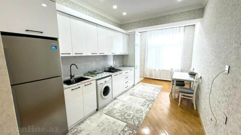 Kirayə verilir 2 otaqlı Mənzil Yeni tikili 105 m² Nəsimi r. - şəkil 8