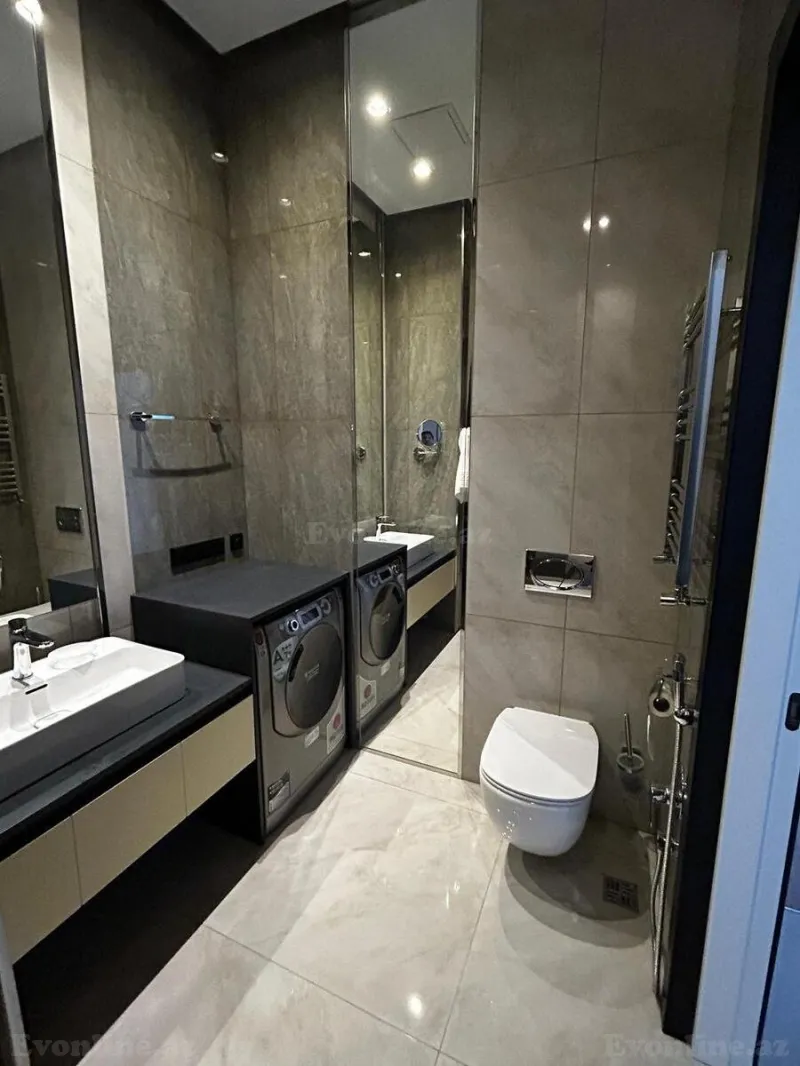 Kirayə verilir 2 otaqlı Mənzil Yeni tikili 77 m² Sabunçu r. - şəkil 8