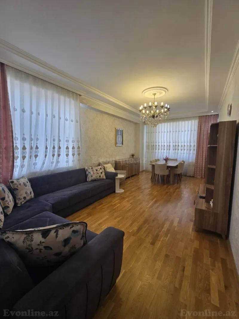 Satılır 3 otaqlı Mənzil Yeni tikili 112 m² Nizami r. - şəkil 2