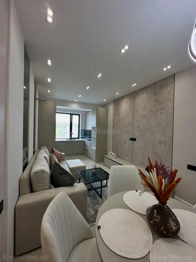 Satılır 2 otaqlı Mənzil Yeni tikili 53 m² Gəncə pr. - şəkil 2