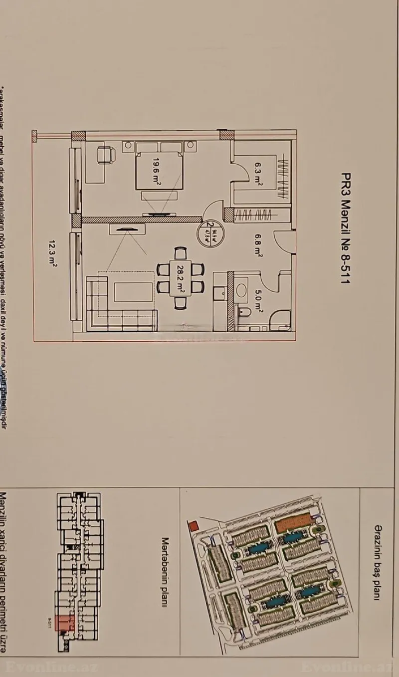 Satılır 2 otaqlı Mənzil Yeni tikili 94.9 m² Nardaran