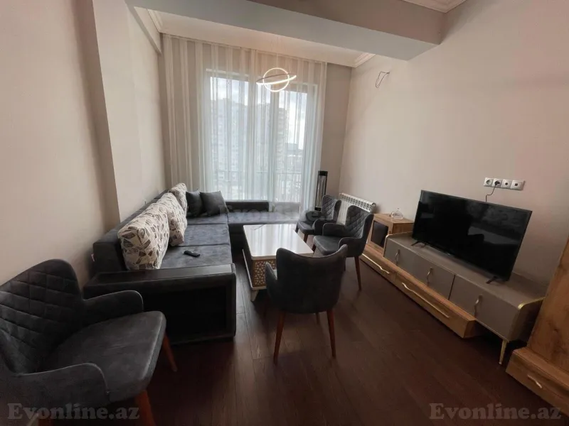 Kirayə verilir 2 otaqlı Mənzil Yeni tikili 80 m² Elmlər Akademiyası m. - şəkil 2