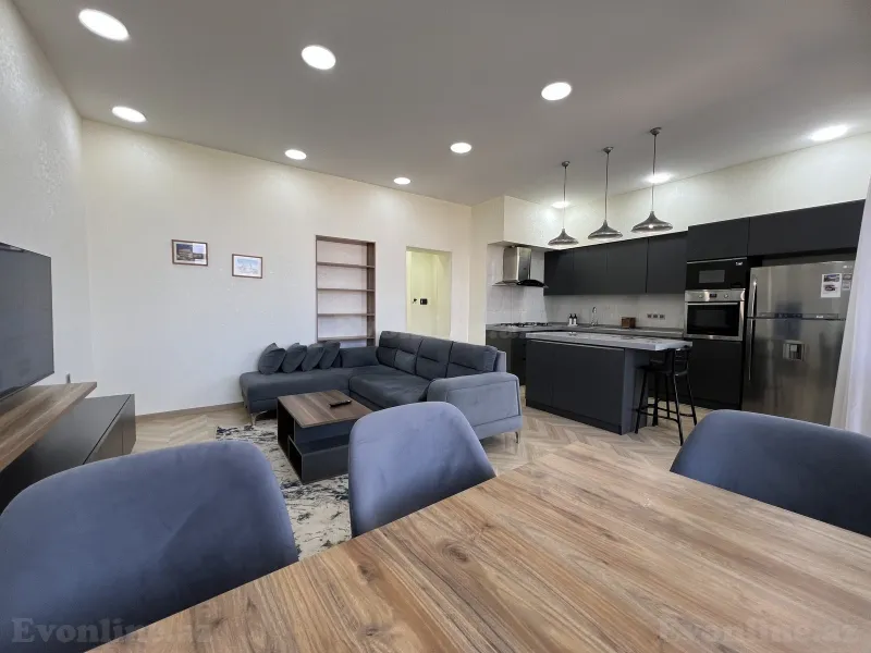 Kirayə verilir 3 otaqlı Mənzil Yeni tikili 130 m² Nəsimi r. - şəkil 8