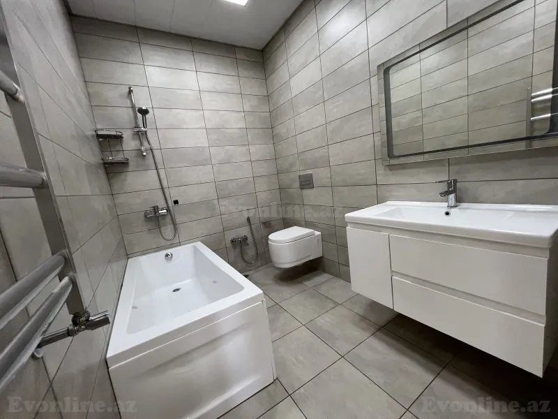 Kirayə verilir 3 otaqlı Mənzil Yeni tikili 130 m² Nəsimi r. - şəkil 13