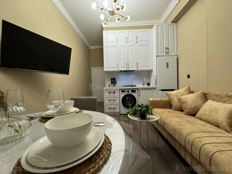 Kirayə verilir 3 otaqlı Mənzil Yeni tikili 85 m² Nəsimi r. - şəkil 3