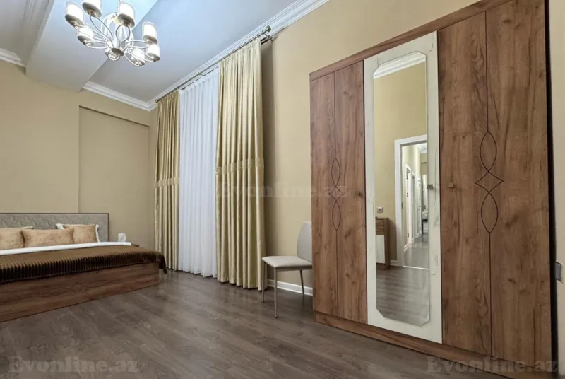 Kirayə verilir 3 otaqlı Mənzil Yeni tikili 85 m² Nəsimi r. - şəkil 13