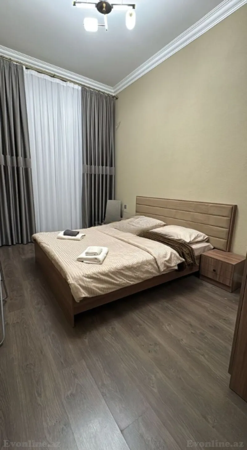 Kirayə verilir 3 otaqlı Mənzil Yeni tikili 85 m² Nəsimi r. - şəkil 18
