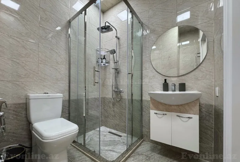 Kirayə verilir 3 otaqlı Mənzil Yeni tikili 85 m² Nəsimi r. - şəkil 23