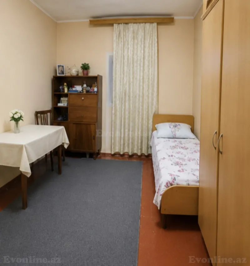 Kirayə verilir 2 otaqlı Həyət evi 40 m² Nərimanov r. - şəkil 2