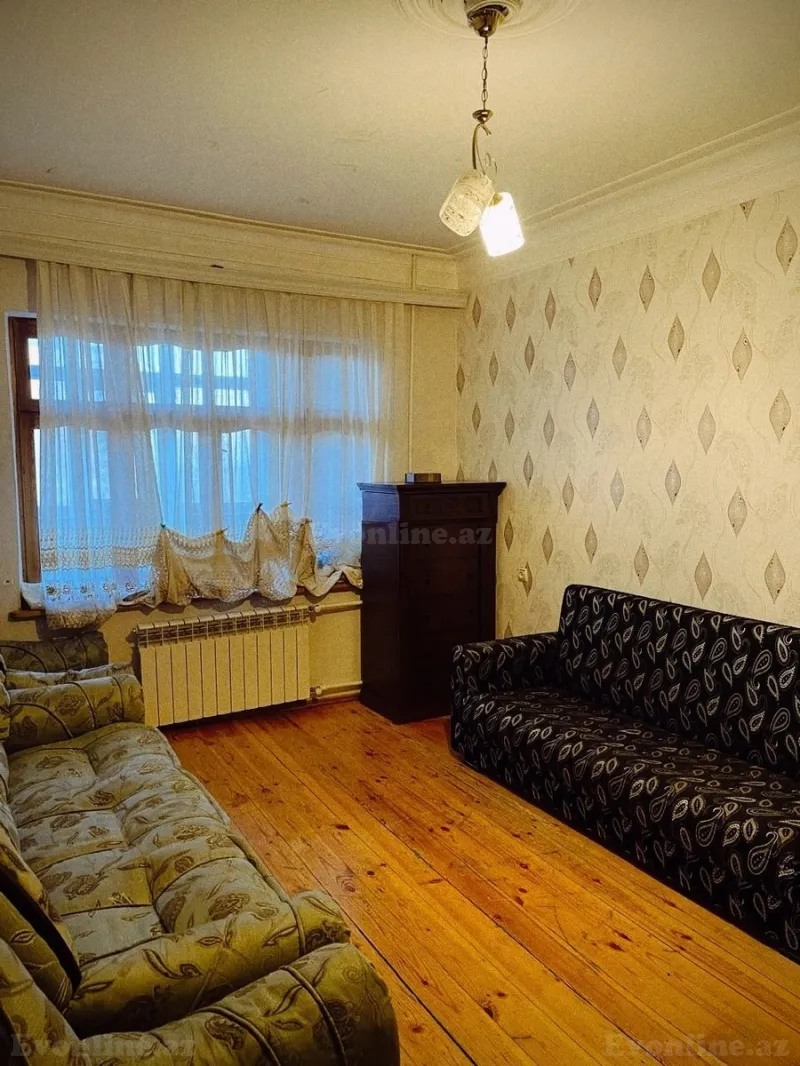 Kirayə verilir 2 otaqlı Mənzil Köhnə tikili 65 m² 9-cu mikrorayon - şəkil 2