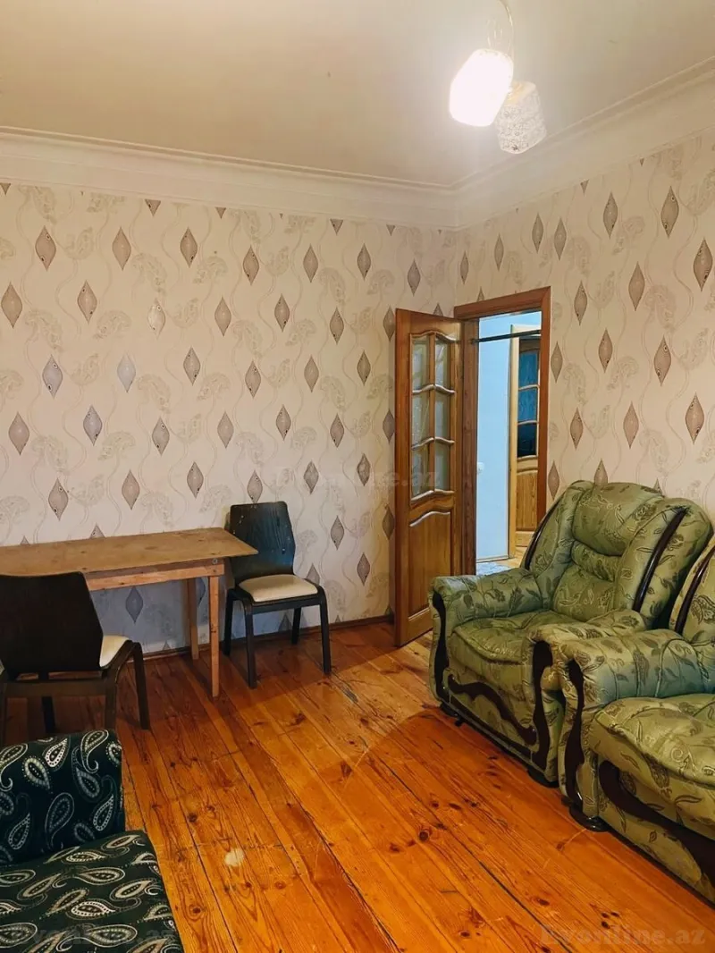 Kirayə verilir 2 otaqlı Mənzil Köhnə tikili 65 m² 9-cu mikrorayon - şəkil 3