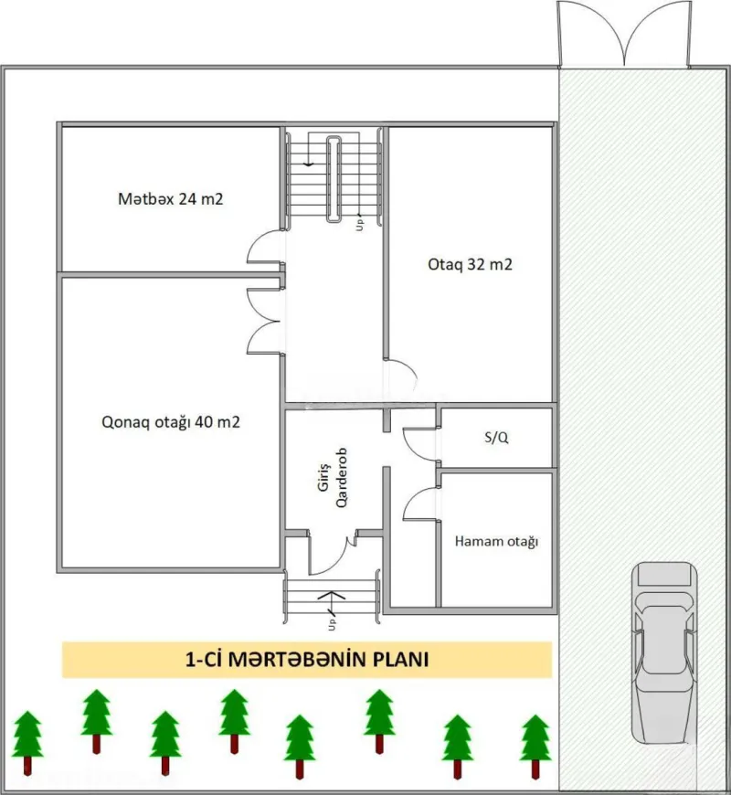 Satılır 6 otaqlı Həyət evi 300 m² Abşeron r. - şəkil 20