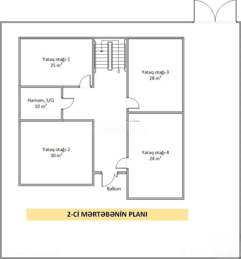 Satılır 6 otaqlı Həyət evi 300 m² Abşeron r. - şəkil 21