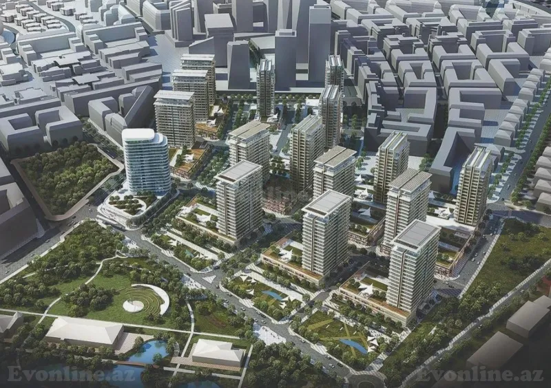 4 otaqlı Mənzil 200 m² Xətai r. Satılır