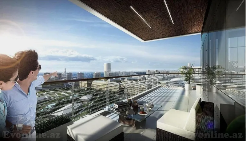 Satılır 4 otaqlı Mənzil Yeni tikili 200 m² Xətai r. - şəkil 2