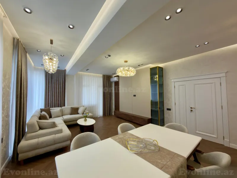 Satılır 3 otaqlı Mənzil Yeni tikili 122 m² Gənclik m. - şəkil 3
