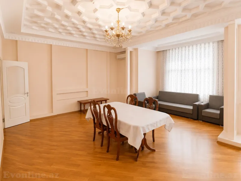 Kirayə verilir 3 otaqlı Mənzil Yeni tikili 130 m² Nəsimi m. - şəkil 2