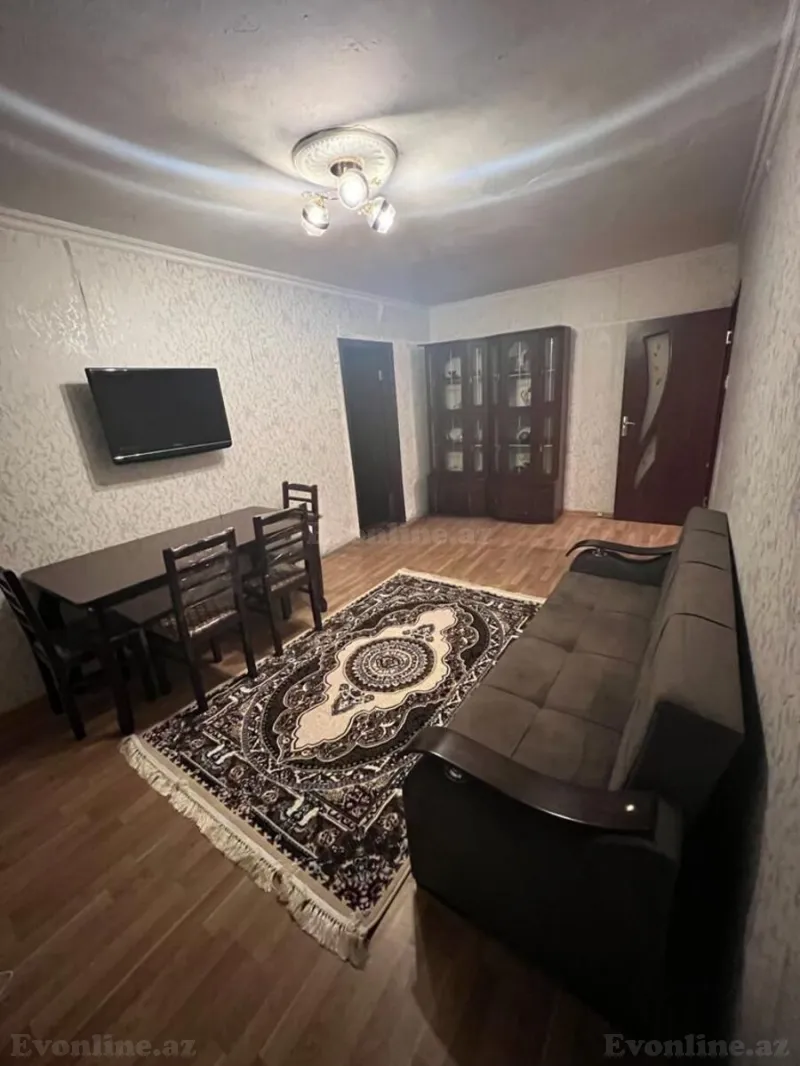 Kirayə verilir 2 otaqlı Mənzil Köhnə tikili 60 m² Qara Qarayev m. - şəkil 2