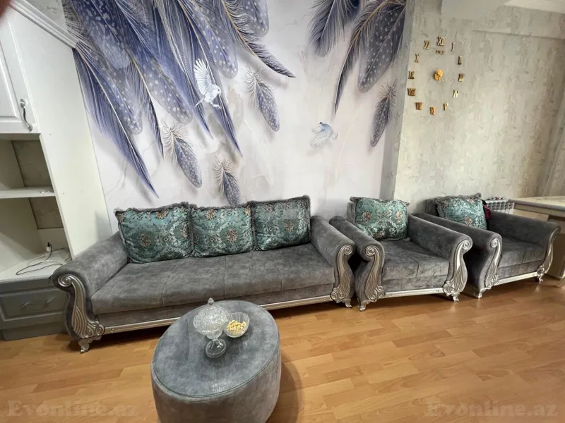 Kirayə verilir 2 otaqlı Mənzil Yeni tikili 86 m² Nərimanov r. - şəkil 3