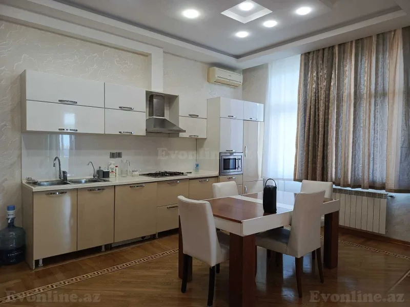 Kirayə verilir 3 otaqlı Mənzil Yeni tikili 165 m² Nəsimi r. - şəkil 3