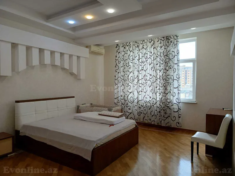 Kirayə verilir 3 otaqlı Mənzil Yeni tikili 165 m² Nəsimi r. - şəkil 6