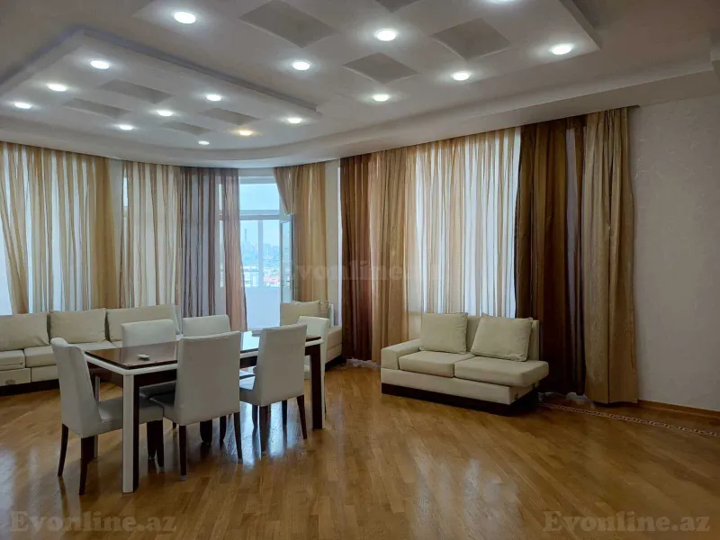 Kirayə verilir 3 otaqlı Mənzil Yeni tikili 165 m² Nəsimi r. - şəkil 7