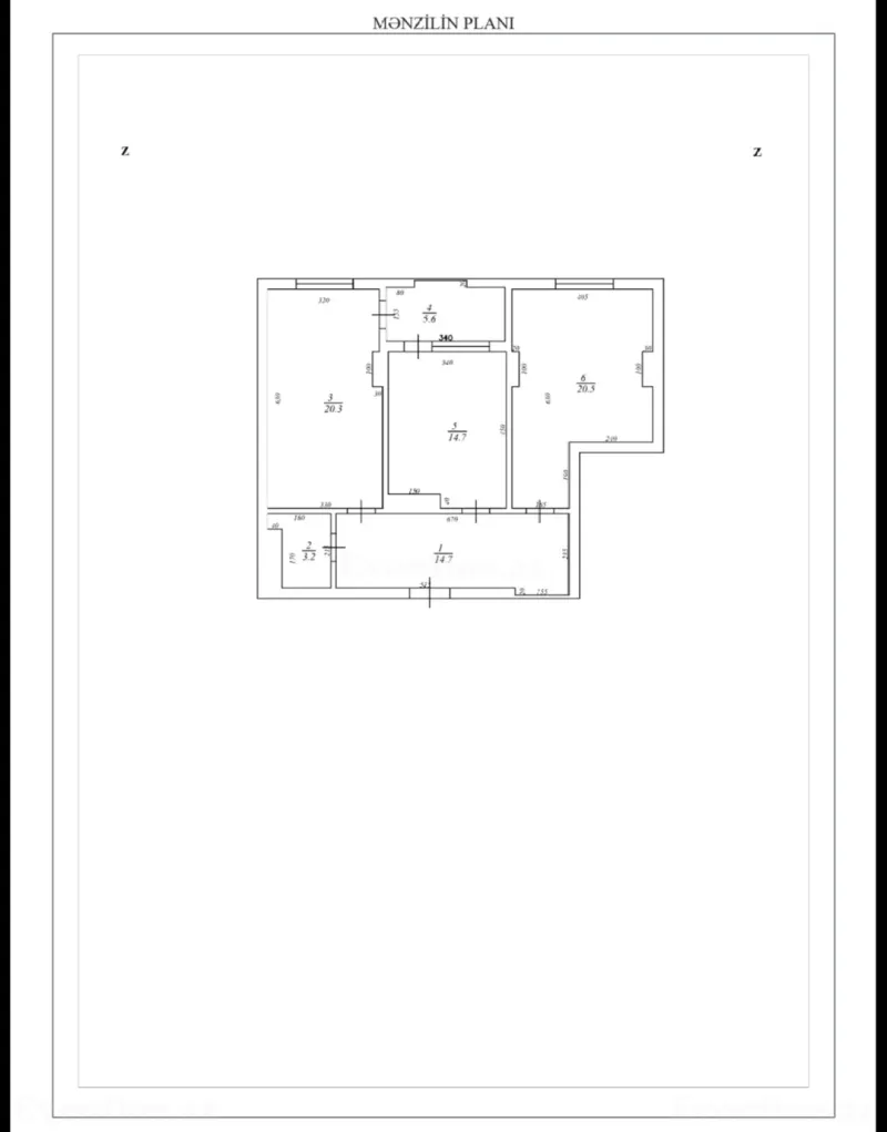 2 otaqlı Mənzil 90 m² Gənclik m. Satılır