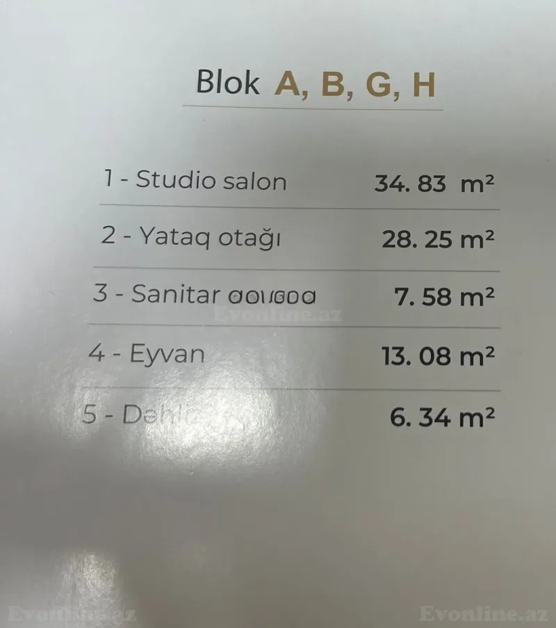 Satılır 2 otaqlı Mənzil Yeni tikili 90 m² Biləcəri - şəkil 3