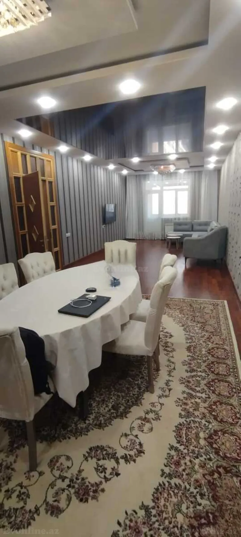 Kirayə verilir 3 otaqlı Mənzil Yeni tikili 150 m² Nərimanov r. - şəkil 3