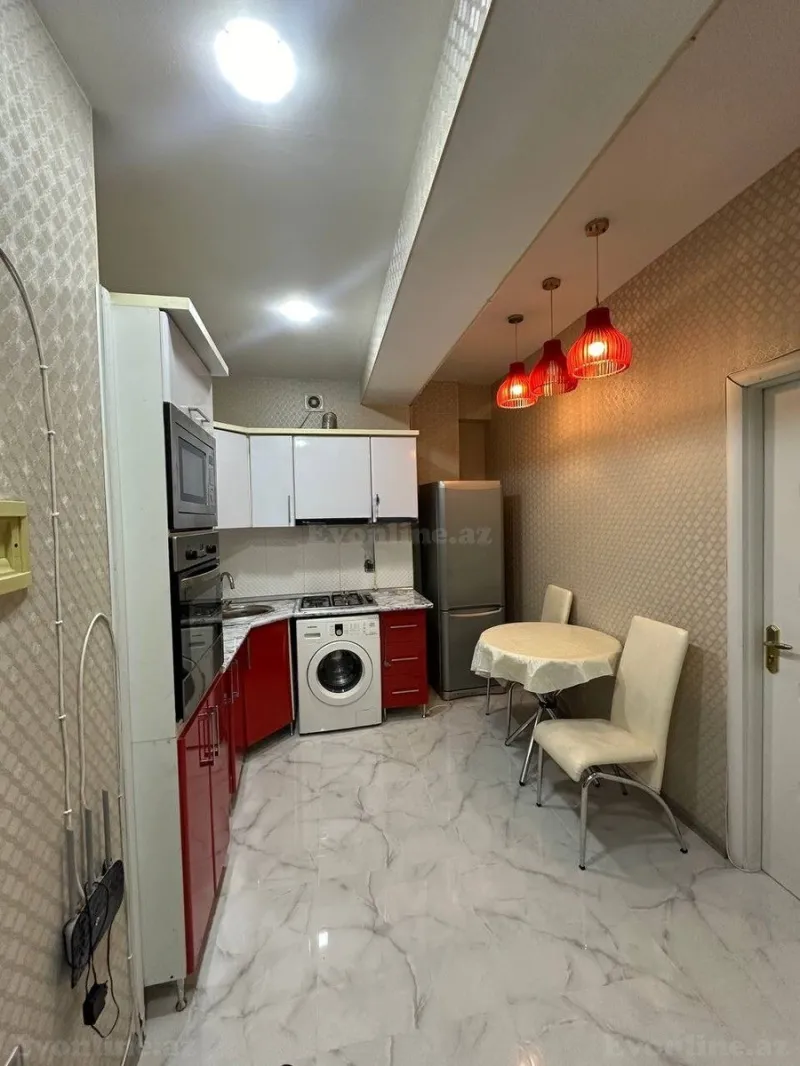 Kirayə verilir 2 otaqlı Mənzil Yeni tikili 55 m² Həzi Aslanov m. - şəkil 3