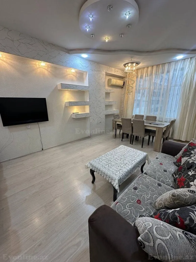 Kirayə verilir 2 otaqlı Mənzil Yeni tikili 55 m² Həzi Aslanov m. - şəkil 14