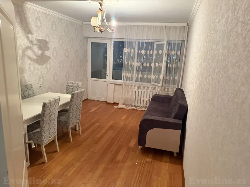 2 otaqlı Mənzil 75 m² İnşaatçılar m. Kirayə verilir