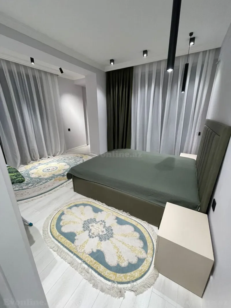 Kirayə verilir 3 otaqlı Mənzil Yeni tikili 130 m² Nərimanov r. - şəkil 10