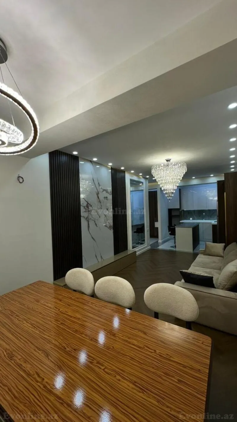 Satılır 3 otaqlı Mənzil Yeni tikili 95 m² Qara Qarayev m. - şəkil 3