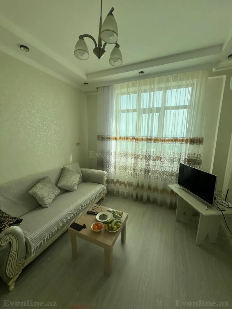 Kirayə verilir 2 otaqlı Mənzil Yeni tikili 60 m² Qara Qarayev m. - şəkil 2