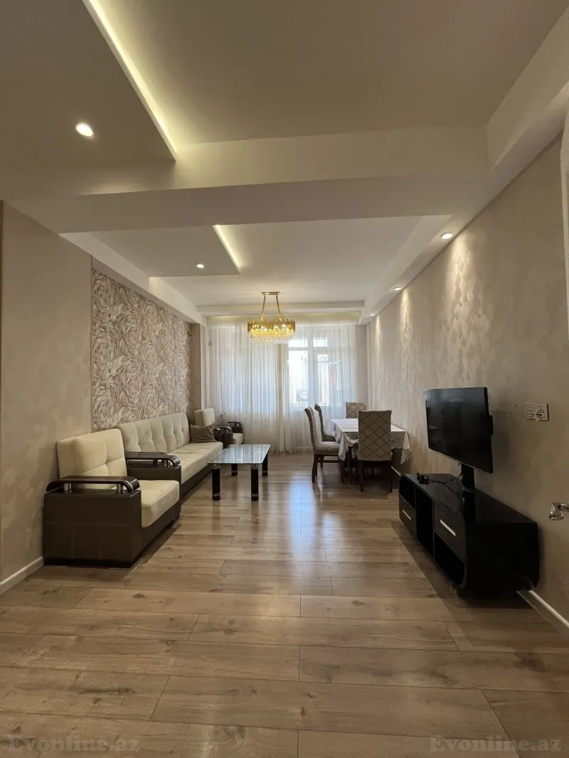 Kirayə verilir 3 otaqlı Mənzil Yeni tikili 75 m² Qara Qarayev m. - şəkil 2
