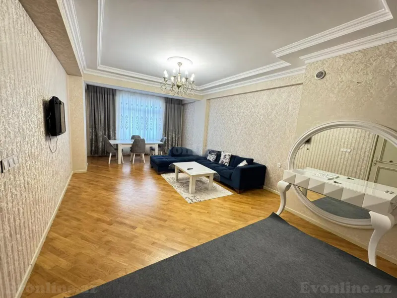 Kirayə verilir 2 otaqlı Mənzil Yeni tikili 98 m² Nəsimi r. - şəkil 2