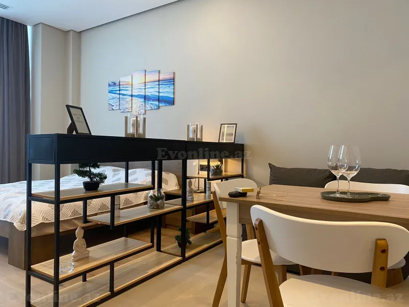 Kirayə verilir 1 otaqlı Mənzil Yeni tikili 55 m² Sabunçu r. - şəkil 5