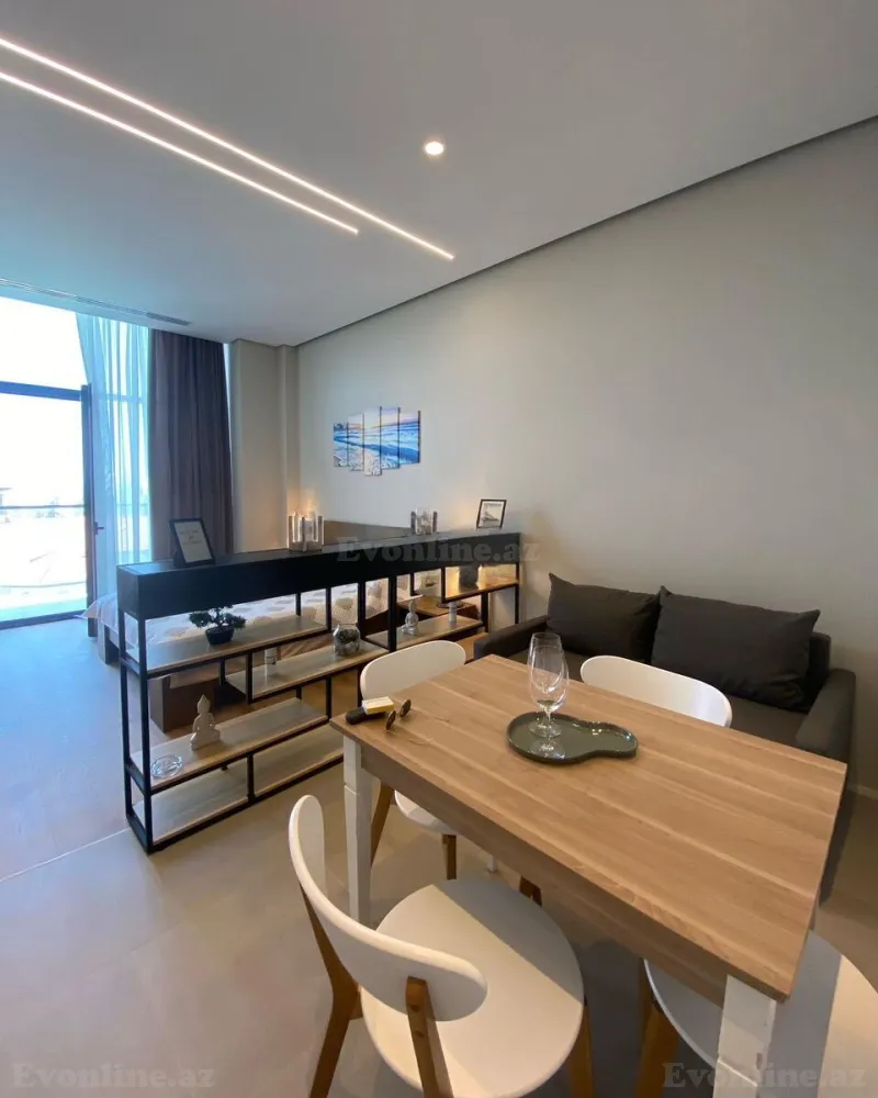 Kirayə verilir 1 otaqlı Mənzil Yeni tikili 55 m² Sabunçu r. - şəkil 6