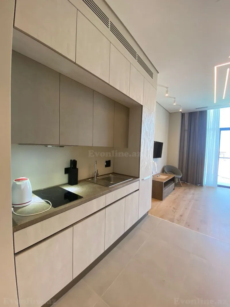 Kirayə verilir 1 otaqlı Mənzil Yeni tikili 55 m² Sabunçu r. - şəkil 11