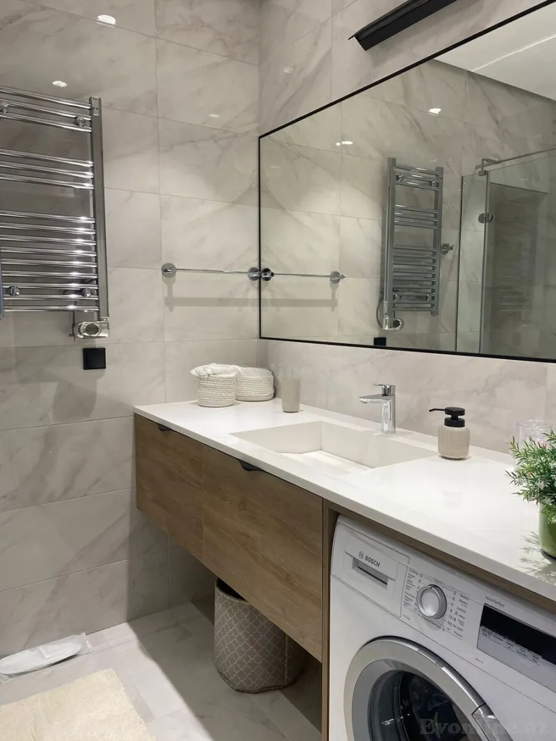 Kirayə verilir 1 otaqlı Mənzil Yeni tikili 55 m² Sabunçu r. - şəkil 17