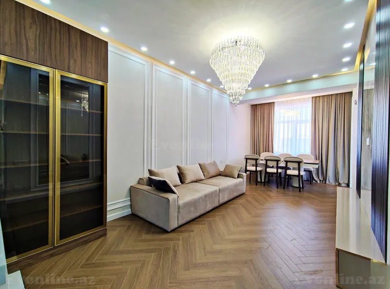 Satılır 3 otaqlı Mənzil Yeni tikili 91.7 m² Qara Qarayev m. - şəkil 2