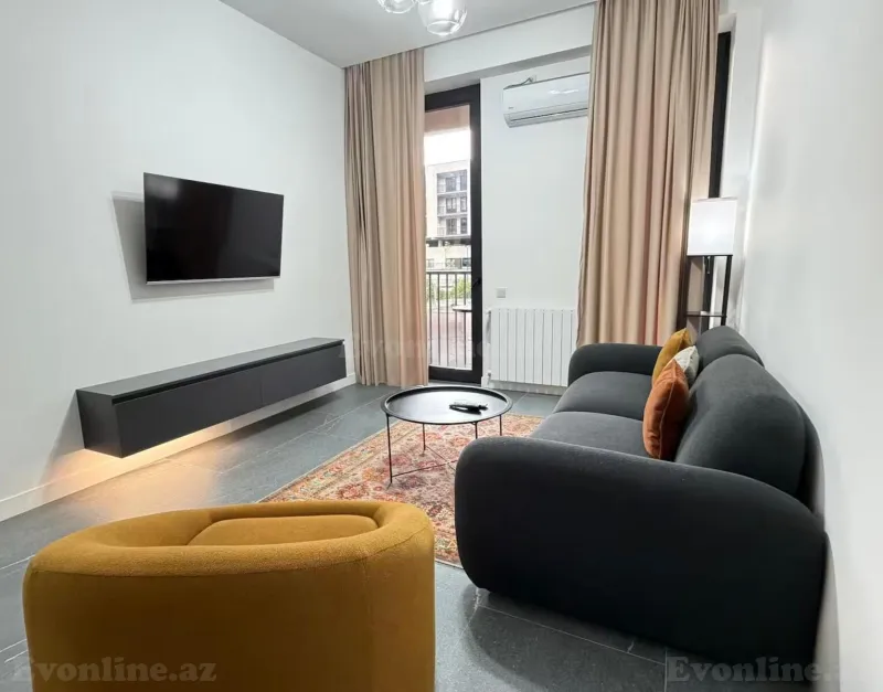 Kirayə verilir 2 otaqlı Mənzil Yeni tikili 62 m² Xətai m. - şəkil 2