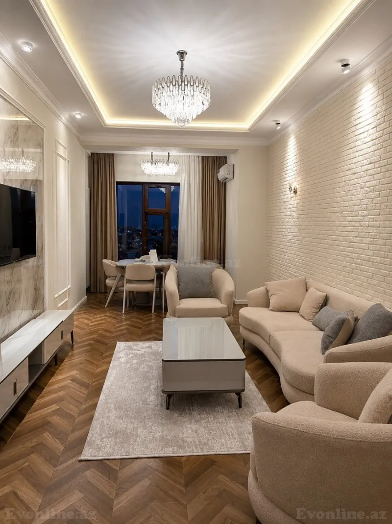 2 otaqlı Mənzil 75 m² Səbail r. Kirayə verilir