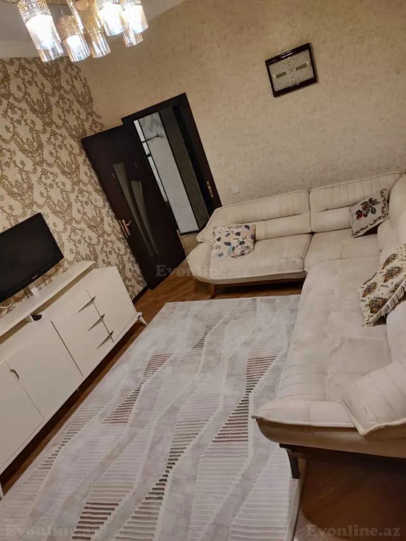 Kirayə verilir 3 otaqlı Mənzil Yeni tikili 90 m² Həzi Aslanov m. - şəkil 2