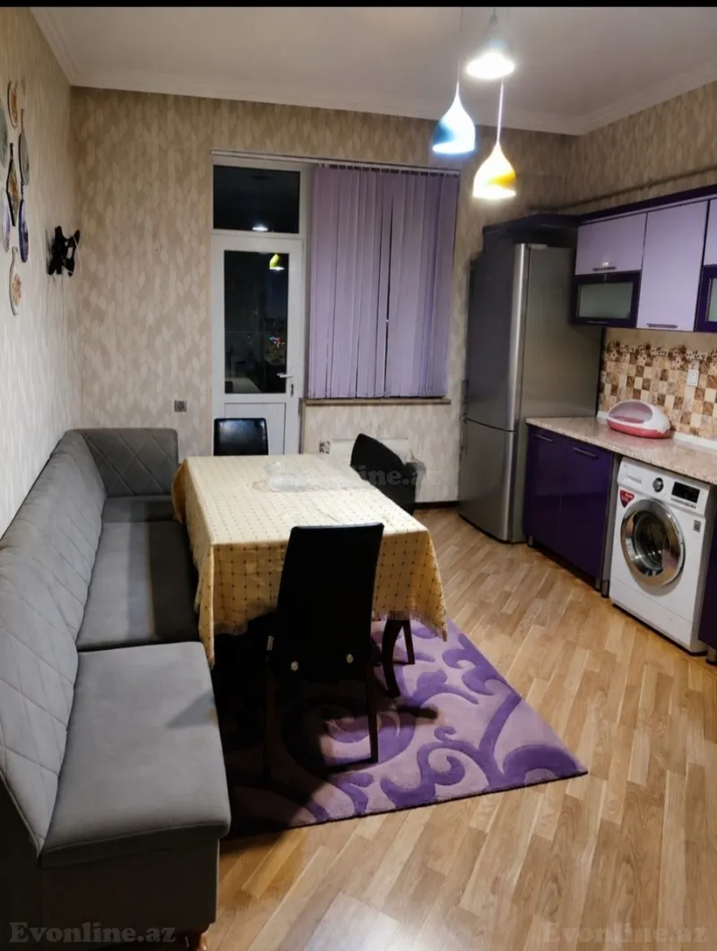 Kirayə verilir 3 otaqlı Mənzil Yeni tikili 90 m² Həzi Aslanov m. - şəkil 3